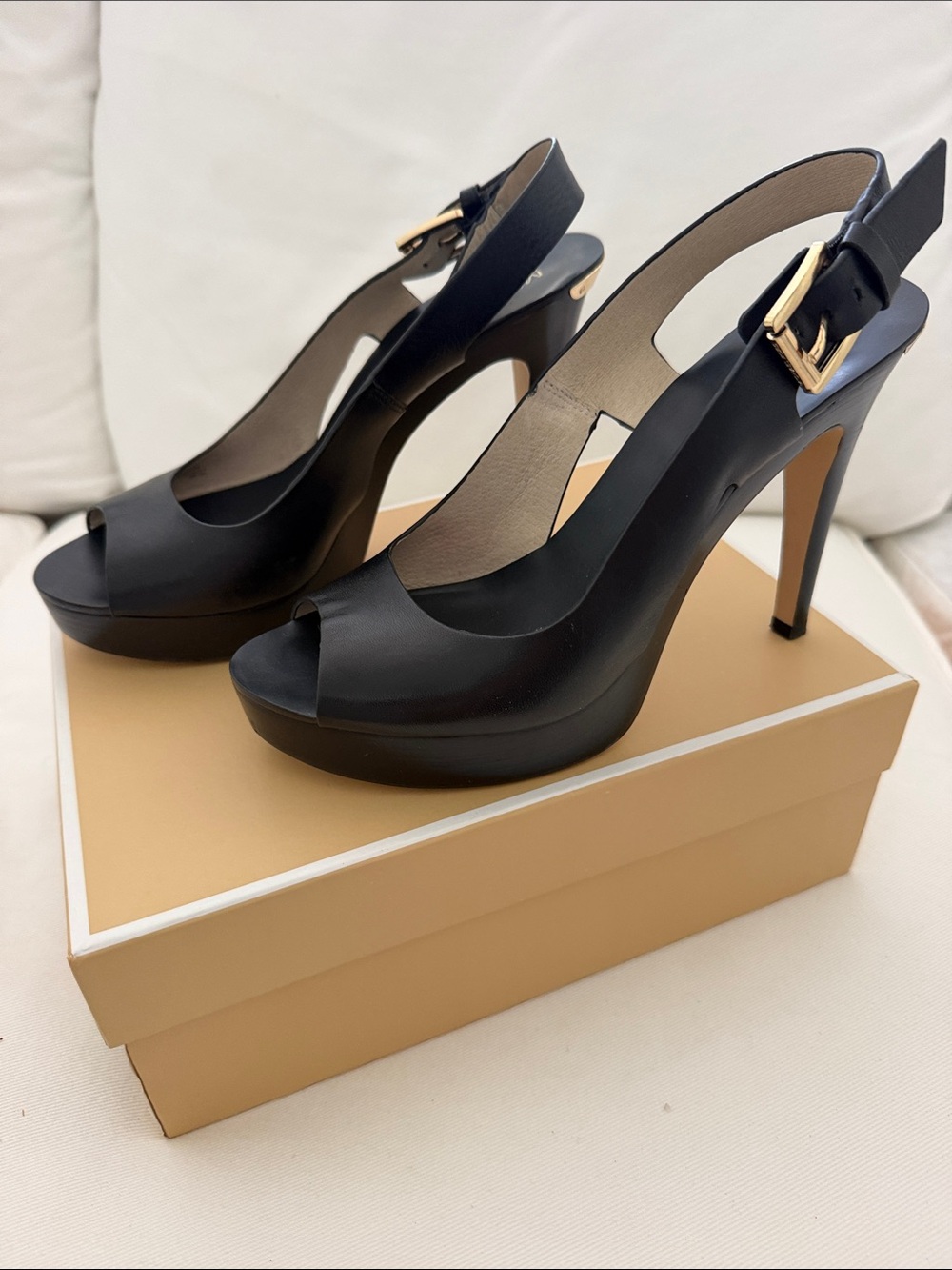 Michael Kors Carina Slingbacks -black